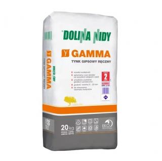 GAMMA tynk gipsowy ręczny 20 kg - Dolina Nidy