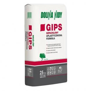 Gips szpachlowy Uplastyczniona formuła 25 kg - Dolina Nidy