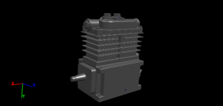 Kompresor 450L/MIN. KNORR 2CY Putzmeister (001006003)