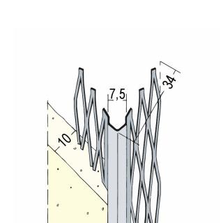 Narożnik aluminiowy tynkarski Protektor 2,75m