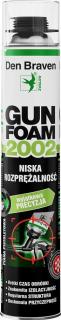 Pianka montażowa GUN FOAM 2002 pistoletowa / Den Braven - okna i drzwi - 750 ml