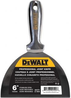 Szpachelka jednoczęściowa ze stali nierdzewnej DEWALT 6"  2-406