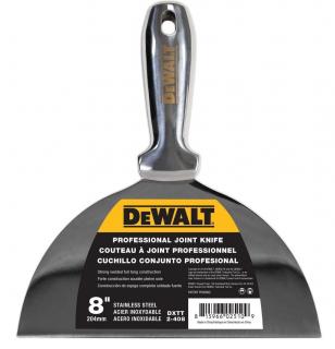 Szpachelka jednoczęściowa ze stali nierdzewnej DEWALT 8"  2-408