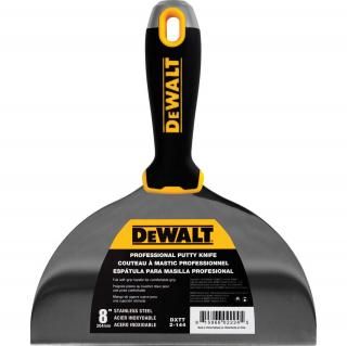 Szpachelka ze stali nierdzewnej uchwyt Soft Grip DEWALT 10"  2-146