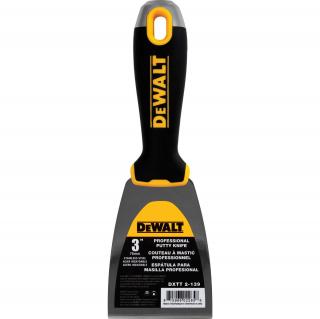 Szpachelka ze stali nierdzewnej uchwyt Soft Grip DEWALT 3"  2-139