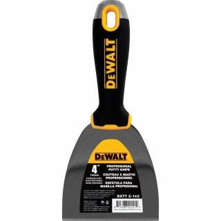 Szpachelka ze stali nierdzewnej uchwyt Soft Grip DEWALT 4"  2-140