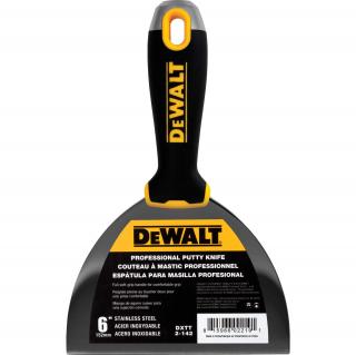 Szpachelka ze stali nierdzewnej uchwyt Soft Grip DEWALT 6"  2-142