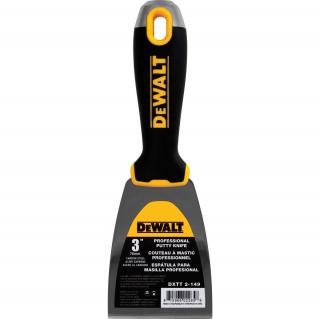 Szpachelka ze stali węglowej uchwyt Soft Grip DEWALT 3"  2-149