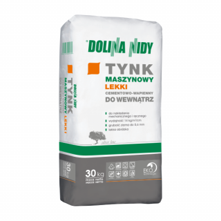 Tynk cementowo - wapienny maszynowy lekki do wewnątrz - 30 kg Dolina Nidy