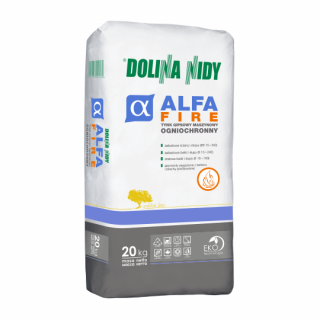 Tynk gipsowy maszynowy ogniochronny Alfa Fire - Dolina Nidy 20 kg