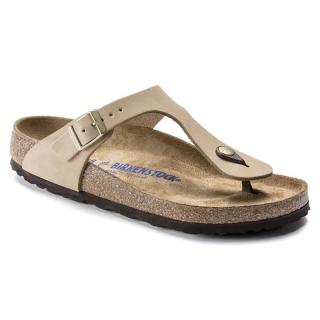 Japonki Birkenstock Gizeh soft sandcastle szerokie 1018999