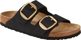 Klapki Birkenstock Arizona Big Buckle black wąskie 1023290