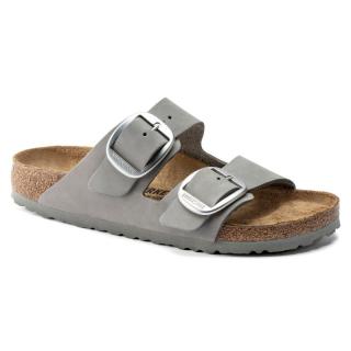 Klapki Birkenstock Arizona Big Buckle dove gray wąskie 1022154