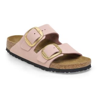 Klapki Birkenstock Arizona Big Buckle soft pink wąskie 1026583