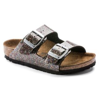 Klapki Birkenstock Arizona cosmic sparkle black multi wąskie 1017382