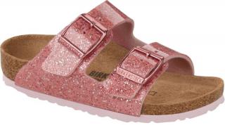 Klapki Birkenstock Arizona cosmic sparkle rose szerokie 1015560