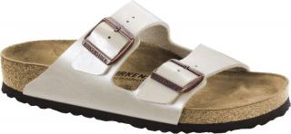 Klapki Birkenstock Arizona graceful pearl white szerokie 1009920