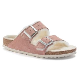 Klapki Birkenstock Arizona pink clay wąskie 1023258