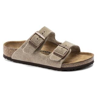 Klapki Birkenstock Arizona taupe wąskie 1021704