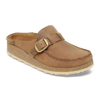Klapki Birkenstock Buckley cognac wąskie 1024028