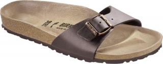 Klapki Birkenstock Madrid dark brown wąskie 040393