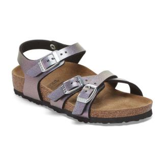 Sandały Birkenstock Kumba saffiano iridescent viola szerokie 1029441