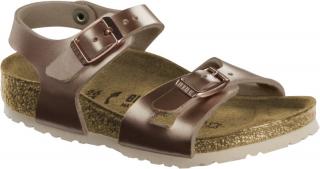 Sandały Birkenstock Rio electric metallic copper szerokie 1012519