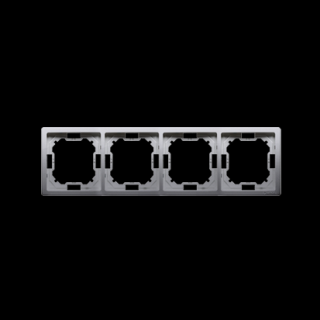 BASIC MODUŁ INOX Ramka 4-krotna
