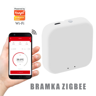 Bramka WIFI do głowic termostatycznych termostat ZIGBEE2.0 TUYAsmart SMART WIFI Polux