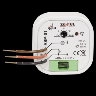 EXTA Automat schodowy dopuszkowy 230V AC 15-300W ASP-01 ZAMEL