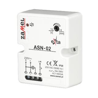 EXTA Automat schodowy natynkowy 230V AC ASN-02 (funkcja przeciwblokady) ZAMEL
