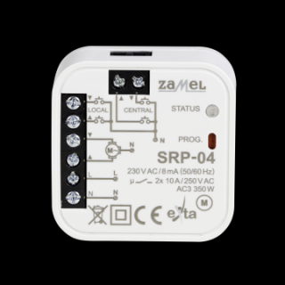 EXTA FREE sterownik rolet dopuszkowy (uniwersalny) SRP-04 ZAMEL