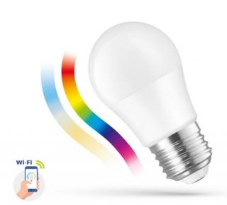 Inteligentna żarówka LED Spectrum SMART kulka 5W E-27 Wi-Fi/Bluetooth Biorytm RGBW CCT DIMM