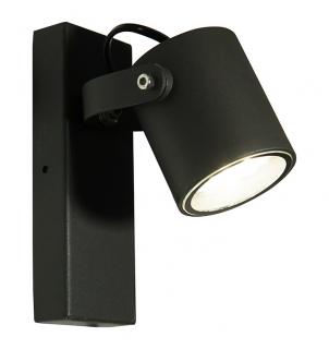 Lampa ogrodowa 1xGU10 PINO kinkiet w dół czarny IP44 POLUX