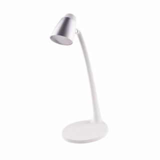 Lampka biurkowa LED 4W CLIP Biała b.ciepła 3000K 310lm VOLTENO