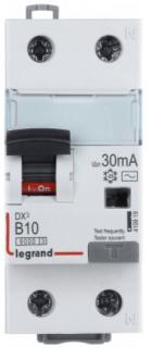 LEGRAND Wyłącznik różnicowo-nadprądowy 2P 10A B 0,03A typ AC P312 DX3