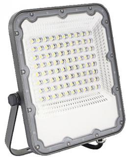 Naświetlacz LED 50W b.zimna 5000K 5000lm ARES SLIM diody soczewkowe, kąt rozsyłu 90st, obudowa SZARA PREMIUM IP65 GERMINA