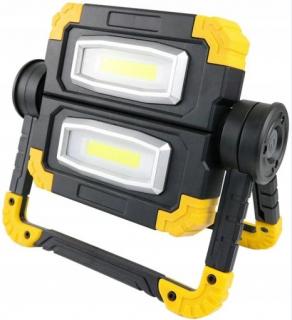 Naświetlacz LED przenośny z akumulatorem 10W b.neutralna 4000K 1200lm power bank PAVO GERMINA