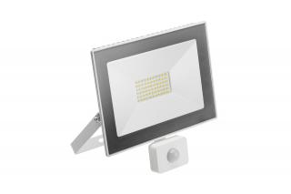 Naświetlacz LED z czujnikiem 50W b.zimna obudowa BIAŁA 3500lm INNOVO IP65 GTV