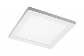 OPR.downlight LED natynkowa kwadrat 18W b.neutralna 4000K (1500lm) MOZA (MATIS 16mm) biała 23x23cm IP40 GTV