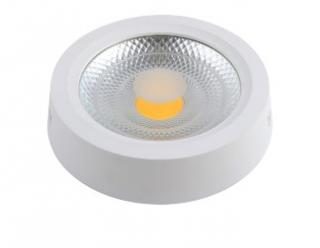 OPR.downlight LED natynkowa okrągła 15W b.neutralna 4000K (1200lm) ORIS biała kl.przezroczysty Ø20cm VOLTENO