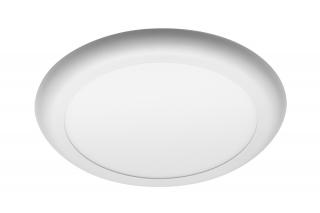 OPR.downlight LED natynkowa okrągła 18W b.neutralna 4000K (1500lm) MOZA (ORIS 16mm) biała Ø23cm IP40 GTV