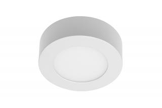 OPR.downlight LED natynkowa okrągła 7W b.neutralna 4000K (560lm) ORIS PLUS biała Ø12cm GTV (10)