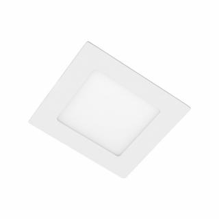 OPR.downlight LED wpuszczana kwadrat 3W b.ciepła 3000K (200lm) MATIS biała 86x86mm IP54 GTV (40)