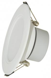 OPR.downlight LED wpuszczana okrągła 9W b.ciepła 3000K (675lm) [ORIS] Ø15cm wys.6,1cm alu biała matowy klosz WONDERFUL