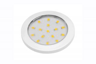 OPR.meblowa LED n/t okrągła LUMINO 1,5W (80lm) 12V DC (Ø 60mm) kąt 90º b.neutralna biała GTV