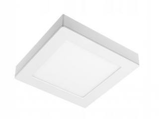 Oprawa downlight LED natynkowa/wpuszczana 2w1 kwadrat 16W b.neutralna 4000K (1200lm) SAMBA (matis) biała 17,1x17,1cm IP40 GTV (20)