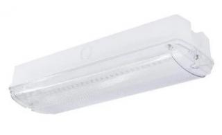 Oprawa ewakuacyjna/awaryjna natynkowa LED prostokąt 3,5W 150lm BATERTECH 04 3M (ORION PLUS/GALER) typ pracy A lub SA 3H z zestawem piktogramów IP65 BEMKO (CNBOP)