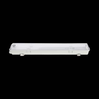 Oprawa hermetyczna do LED SUNA 2x120cm klosz PC zasilanie 1-stronne IP65 ZAMEL