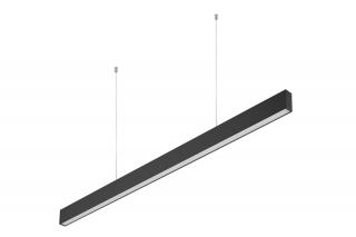 Oprawa LED zwieszana LIVIA 40W b.neutralna 4000K 3600lm 120cm CZARNA GTV